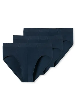 SCHIESSER - 3PACK Supermini dunkelblau - Gr. - 8