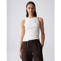 OPUS Tanktop Ilika resort aus weichem Jersey mit Rippstruktur Ärmellos geschnitten für sommerliche Looks