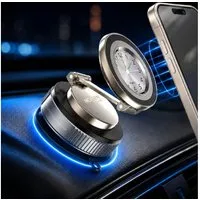 NEXGEN LUXUS HANDY-ZUBEHÖR Smartphone-Halterung Handyhalterung Auto Magnet KFZ Smartphone Halterung mit Uhr 360 NEU, (bis 7 Zoll, 1-tlg. Handyhalterung, Magnetischer Halt, edle Uhr & 360° Premium-Komfort)