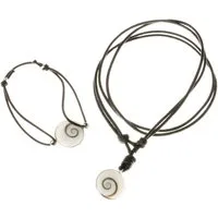 Bella Carina Schmuckset Set Kette und Armband Shiva Auge (2-tlg), mit Shiva Auge