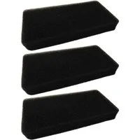 Trade-Shop Ersatzfilter Schwammfilter 3x passend für Gorenje D7465A++ D7560A+ D7562J D7564, Zubehör für Gorenje SP-10/320, 327136, 88043872, GO327136, Schaumstoff-Filter / Schaumfilter für Wäschetrockner / Trockner