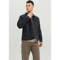 Jack & Jones Jeansjacke JJIJEAN Jeansjacke mit Windschutz, stylisch und angenehm tragbar Abriebeffekte, modisch, regular fit, Baumwolle