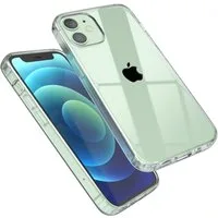 EAZY CASE Handyhülle Crystal Clear Case für Apple iPhone 12 Mini 5,4 Zoll, Schutzhülle Kameraschutz Silikonhülle Transparent Handyhülle Slimcover