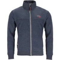 Leitfeuer Sweatjacke Herren Jacke mit Stehkragen und Frontreißverschluss