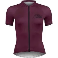 FORCE Radtrikot Trikot FORCE CHARM Damen kurz weinrot %%%