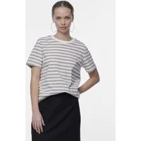 pieces Kurzarmshirt PCRIA SS TEE STRIPES NOOS BC