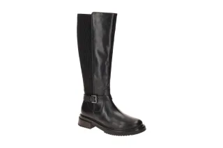 Waldl?ufer 511805 Damenstiefel H-SHELLY Schwarz Echtleder Extra Weit