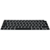 kwmobile Etui Silikon Tastaturschutz für Apple MacBook Air 13" 2018 2019 2020 A1932, QWERTY US Keyboard Cover Abdeckung - Schwarz