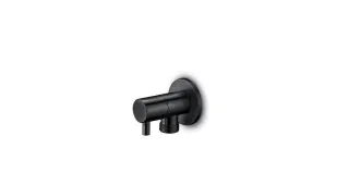 JEE-O Eckventil, schwarz strukturiert, 001-0033 001-0033