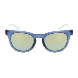 Nike - "Trend" Oval-Sonnenbrille (Diffuses Blau/Gelb)