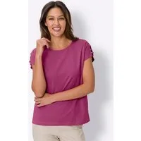 Sieh an! T-Shirt Rundhals-Shirt Extra kurz