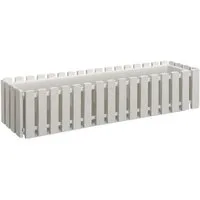 BURI Blumenkasten Blumenkasten weiß 75x18,5cm Pflanzkasten Balkonkasten Blumentopf