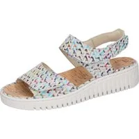 Waldläufer H-Willow Keilsandalette Sommerschuh, Sandale, Klettschuh mit Kork-Fußbett, Weite H