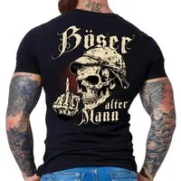 LOBO NEGRO® T-Shirt für den etwas älteren Nörgler: Böser Alter Mann