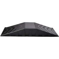 GiglioCollection Skaterrampe für Skateboard, Inliner & BMX – Tragbare Rampe, robust & wetterfest, Hochwertiger Kunststoff