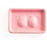 Helio Ferretti Schmuckablage Tits (Keramik, 1 St., rosa, handbemalt), ca. 12 x 8 x 2 cm, auch als Seifenablage nutzbar
