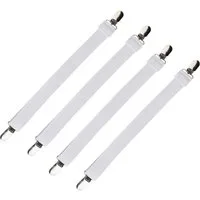 BAYLI Spannbettlaken Verstellbare Bettlakenspanner [4er Set], Betttuchspanner mit Metallcl