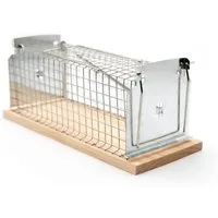 BigDean Vibrations-Tierabwehr Lebendfalle Maus auch als Rattenfalle lebend geeignet Mäusefalle, Packung 1-tlg., Nagetierfalle, Nagetierlebendfalle, Tierfreundlich, Wiederverwendbar