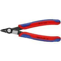 Electronic Super Knips 78 41 125, Elektronik-Zange rot/blau, mit Öffnungsfeder