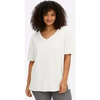 Sheego T-Shirt Halbarmshirt Kurzarm