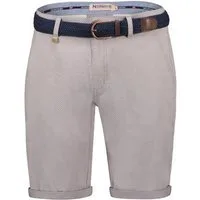 Geographical Norway Chinos Chino Shorts kurze Hose Bermuda Knielang Stoff bequem mit Gürtel short