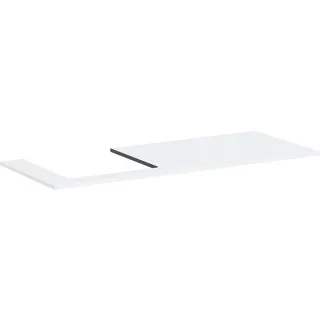hansgrohe Xilesa E Konsole 54272700 1375x550mm, Ausschnitt links, mattweiß