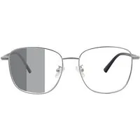 PACIEA Brille Damen Herren Selbsttönend Ohne Sehstärke Metall UV Schutz