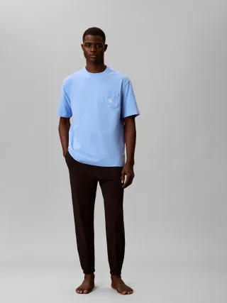 MONOGRAM S/S CREW NECK Blue Descent - Gr. - XL