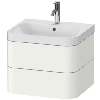 Duravit Happy D.2 Plus c-shaped Set wandhängend Weiß 575x490x480 mm - HP4345O8484 HP4345O8484