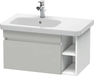 Duravit DuraStyle Waschtischunterbau wandhängend Betongrau & Weiß Matt 730x448x398 mm - DS639400718 DS639400718