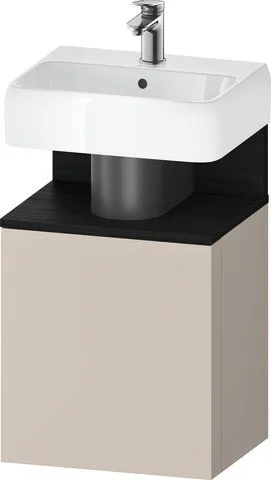 Duravit Qatego Waschtischunterbau wandhängend Taupe Matt 440x350x645 mm - QA4076L16910000 QA4076L16910000