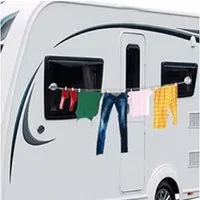 HABA B.V. Leine Saugnapf Wäscheleine Wäschtrockner 5,5 Kg Wohnmobil Camping Caravan