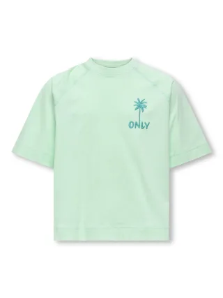KIDS ONLY - KOGAMANDA LIFE S/S TOP FR JRS Clean Green - Gr. - 152