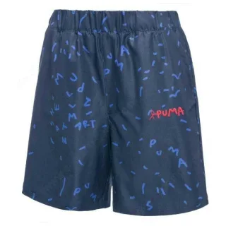 Puma x Shantell Martin Damen-Shorts „AOP“ in Marineblau