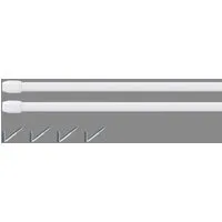 Good Life Vitragenstange Vita, Ø 11 mm, 1-läufig, ausziehbar, verschraubt, Kunststoff, Metall