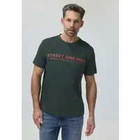STREET ONE MEN T-Shirt aus reiner Baumwolle