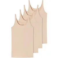 Schiesser Unterhemd 4er Pack 95/5 Organic Cotton (Spar-Set, 4-St) Unterhemd / Top - Baumwolle