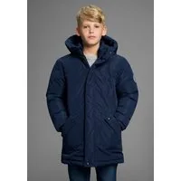 KangaROOS Outdoorjacke Winterwarme Jacke Lange Winterjacke mit reflektierenden Details
