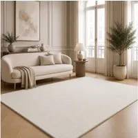 the carpet Teppich kuschelig & Super Soft, Anti-Rutsch Unterseite, rechteckig, Höhe: 16 mm, Waschbar bis 30 Grad, Felloptik, Wohnzimmer Teppich, Kundenliebling