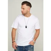 Jack & Jones T-Shirt JCOMETA TEE Herrenshirt aus Baumwoll-Stretch Basic Kurzarm Top mit Rundhals