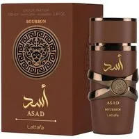 Lattafa Eau de Parfum Asad Bourbon, Glasflakon, Parfüm EDP, Unisex Duft