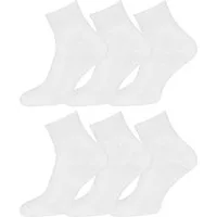 OCERA Diabetikersocken 6x Socken Kurzschaft Unisex für Diabetiker geeignet und ohne Gummibund (6-Paar)