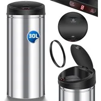 KESSER Mülleimer, Automatik Sensor Mülleimer Abfalleimer Abfall EDELSTAHL