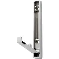 SO-TECH® Klapphaken Garderobenhaken VALVOLE 12 x 1,6 cm, (1-St), Chrom poliert inklusive Befestigungsschrauben