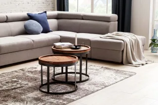 Beistelltische Tische 2er Set BIMA Sheesham Massivholz