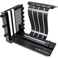 Vertikales GPU Mounting Kit, PCIe 4.0 Riser-Kabel schwarz, 20cm