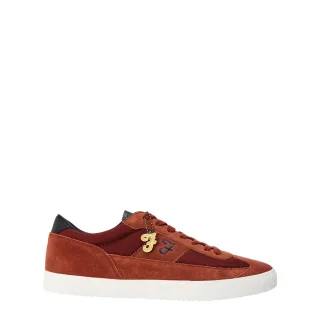 Farah - "Stanton" Beschriftungen Sneaker für Herren, Wildleder, Cupsohle (Rostfarben)