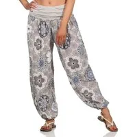 OriginalYou Haremshose Sommerhose Damen Boho Flatterhose leichte Yoga-Hose weites Bein luftige & leicht, hautfreundliches Material