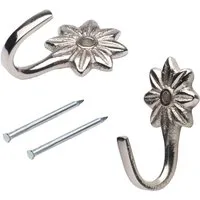 Liedeco Raffhaken Sternchen, Gardinen, (Set, 2-tlg), für Seitenschals, Gardinen