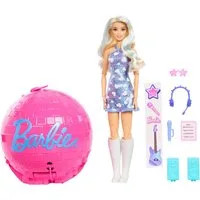 Barbie Anziehpuppe Barbie Team Barbie Roll & Reveal, blond mit Discokugel-Verpackung